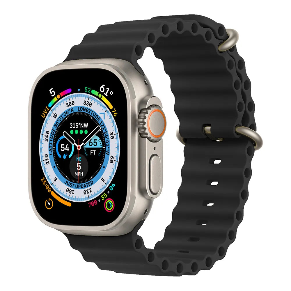 Apple Watch ocean band - black