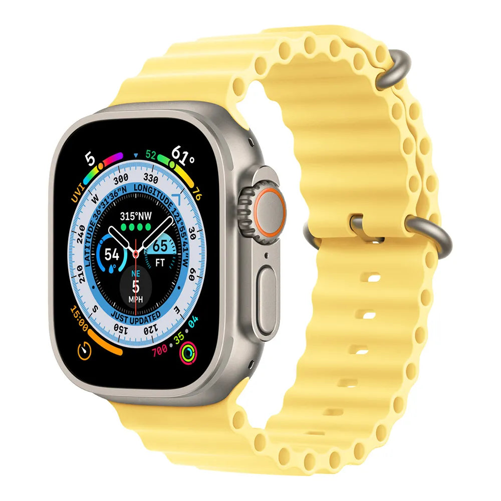 Apple Watch ocean band - light yellow