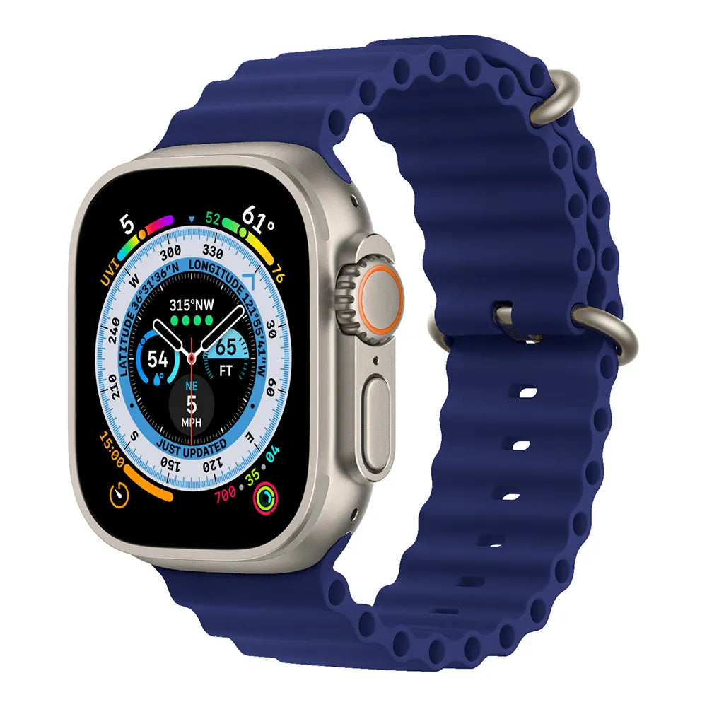 Apple Watch ocean band - navy blue