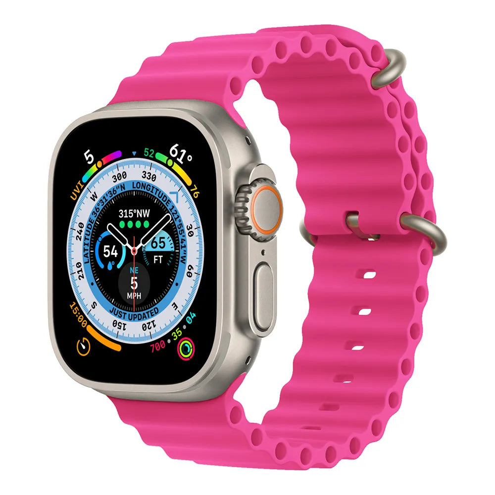 Apple Watch ocean band - barbie pink