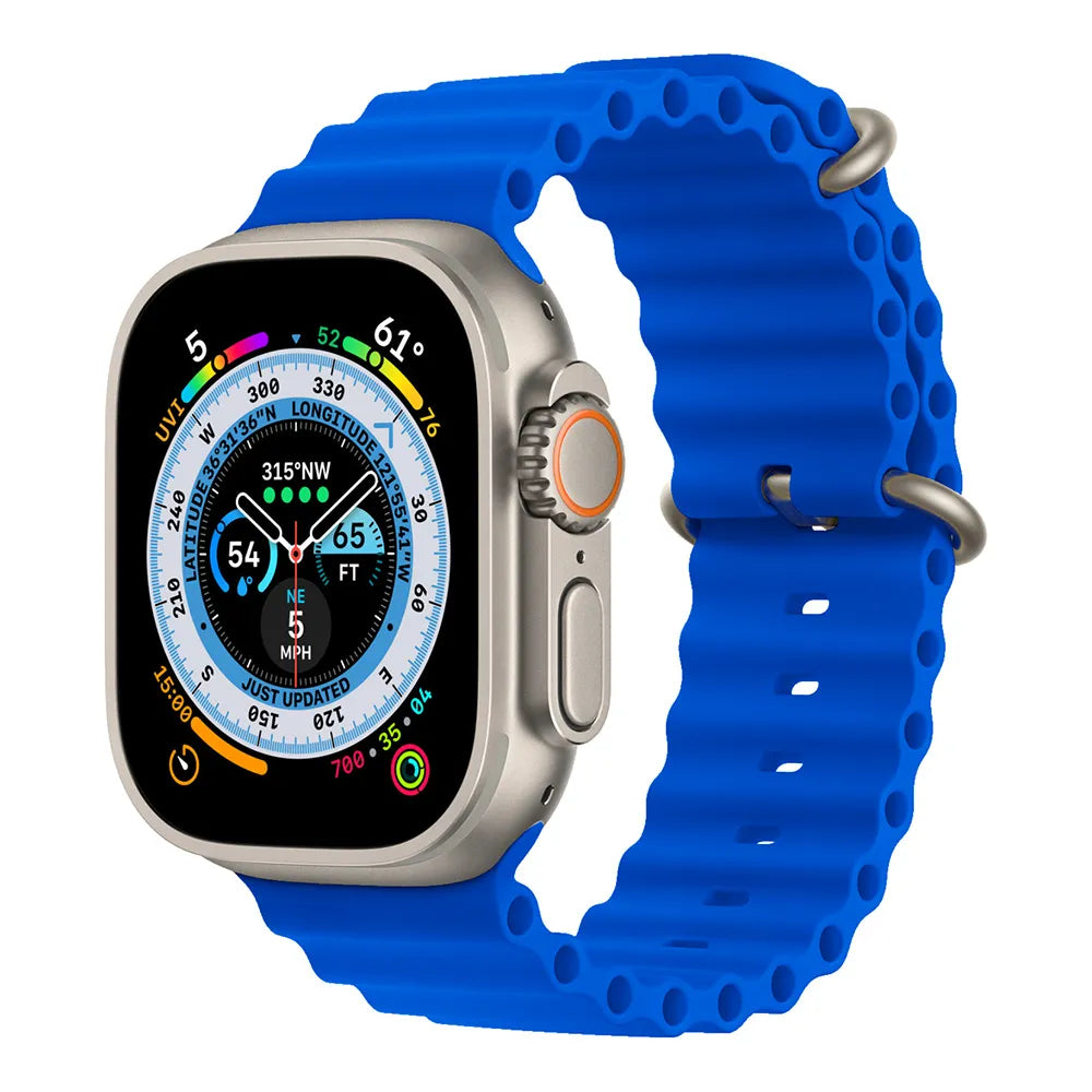 Apple Watch ocean band - royal blue