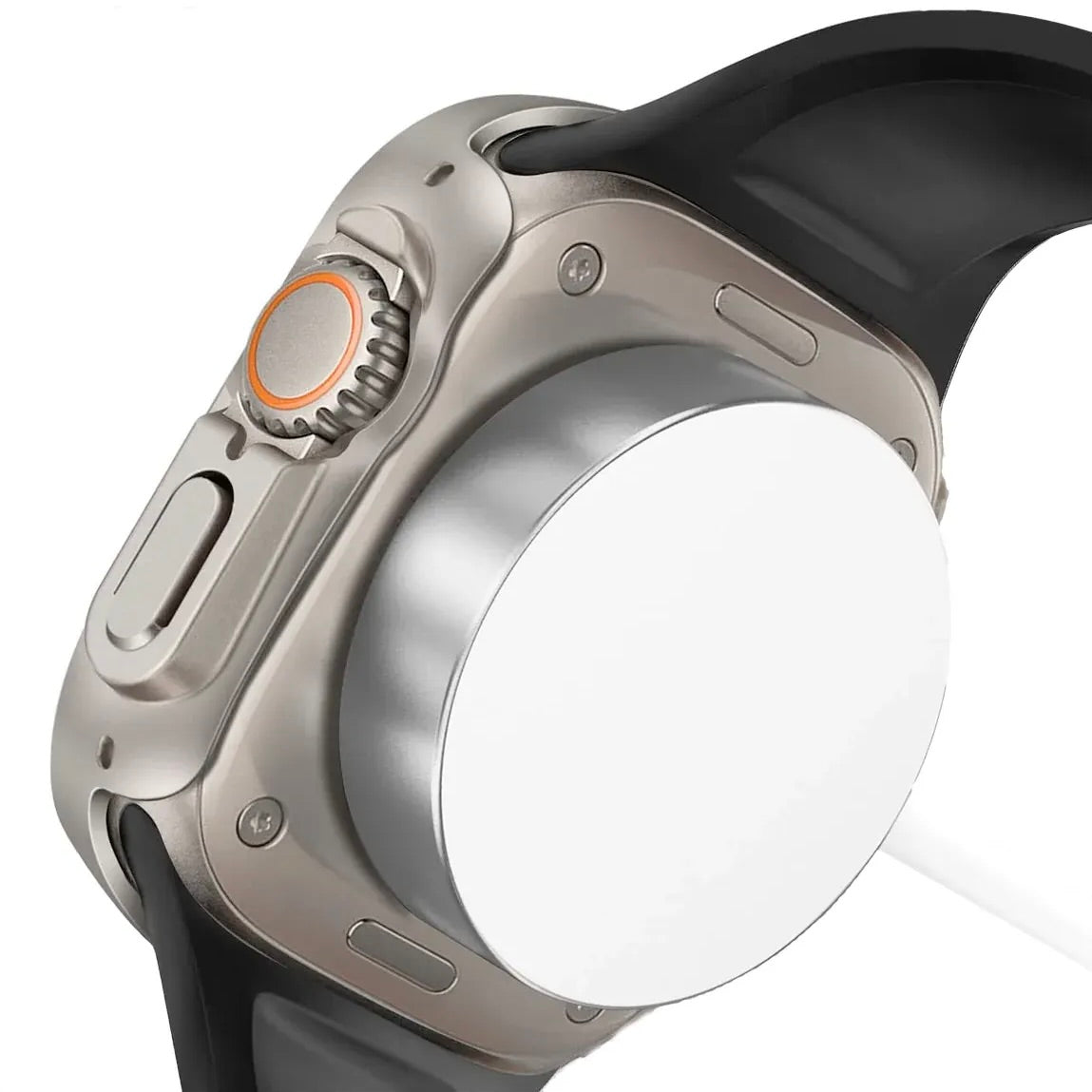 Apple Watch Ultra Screen Protector case - silver#color_silver