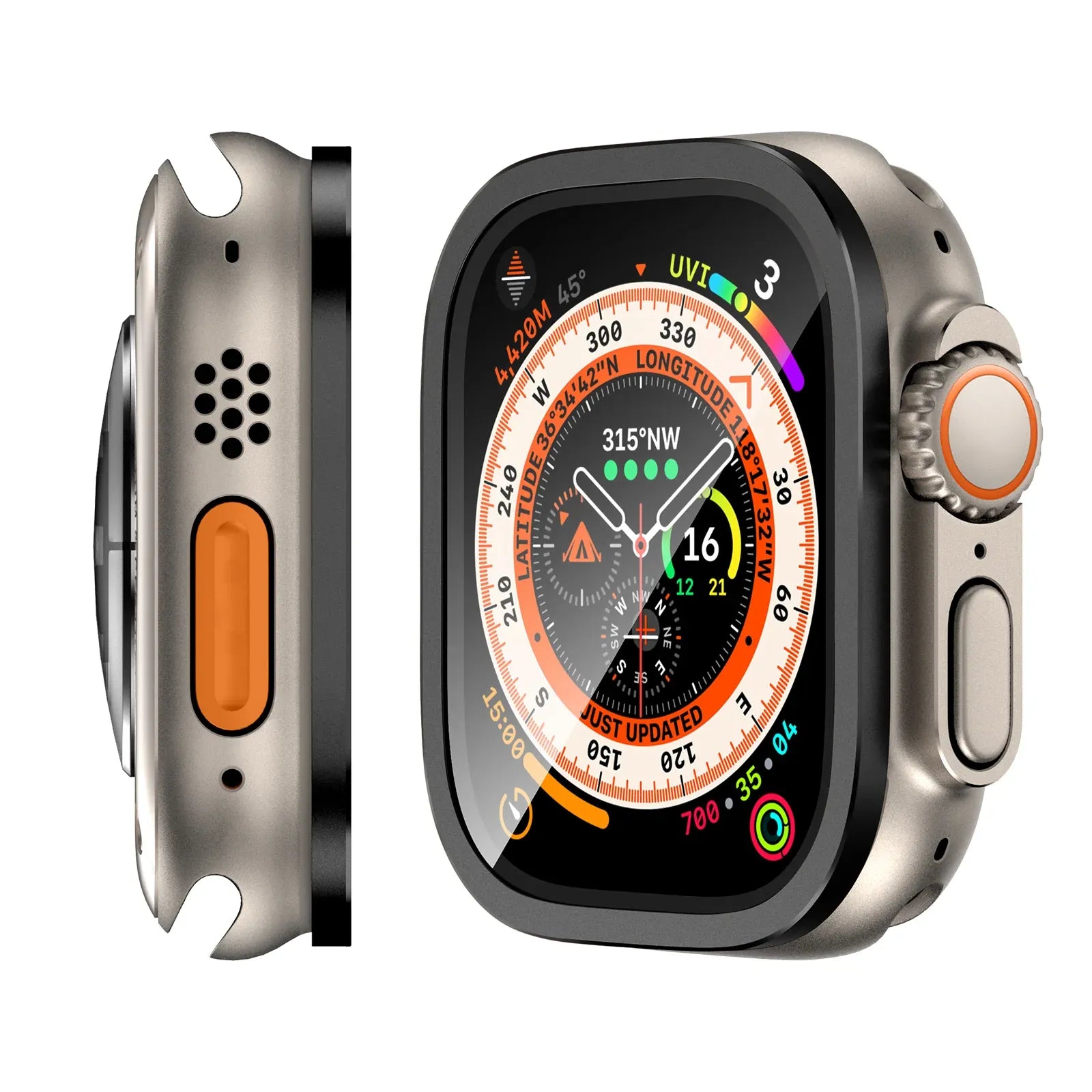 Apple Watch Ultra Screen Protector - black#color_black