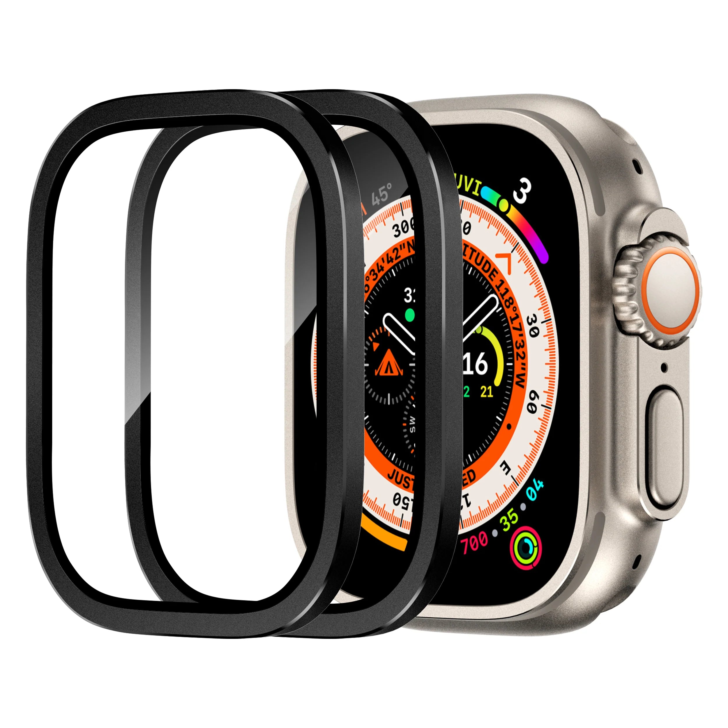 Apple Watch Ultra Screen Protector - black#color_black