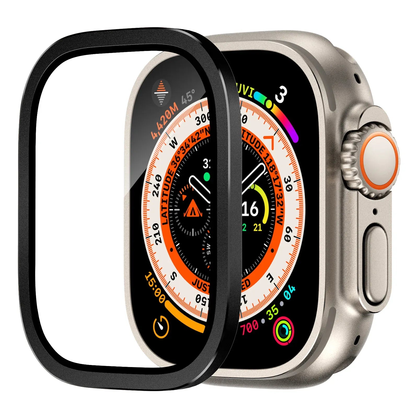 Apple Watch Ultra Screen Protector - black#color_black