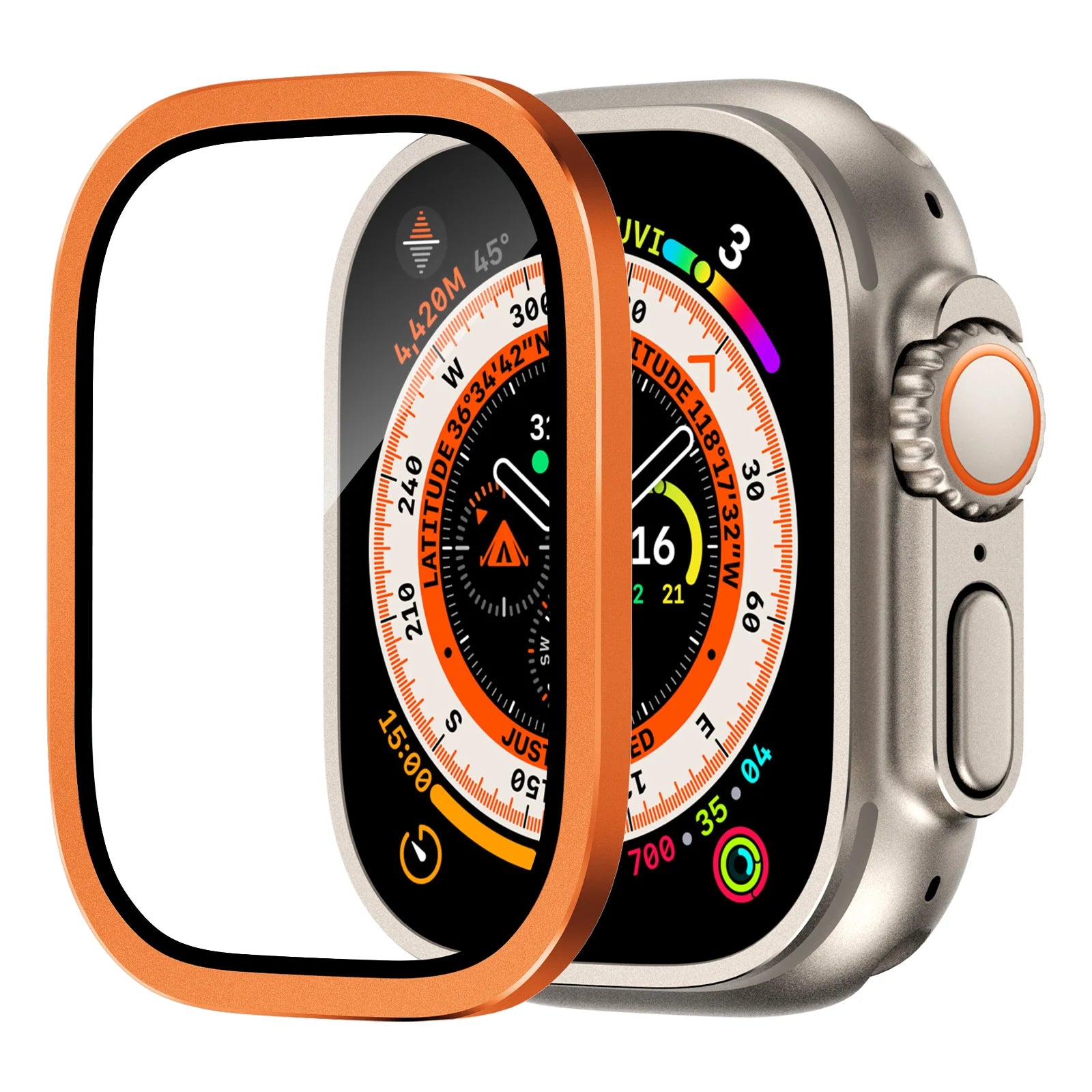 Apple Watch Ultra Screen Protector - orange#color_orange