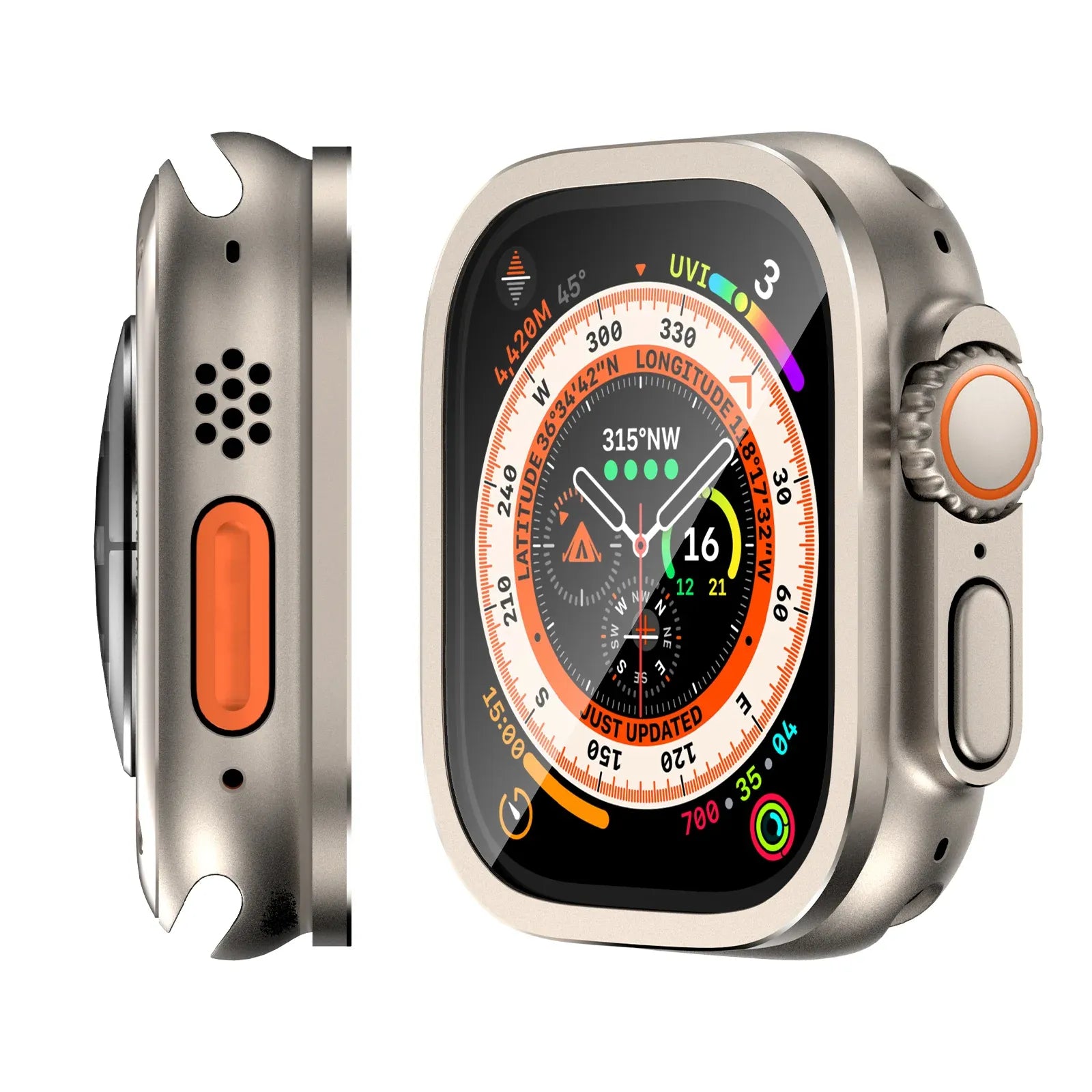 Apple Watch Ultra Screen Protector - silver#color_silver