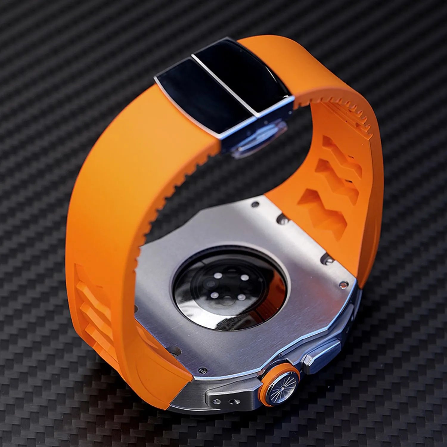 titanium Apple Watch Ultra case retrofit kit