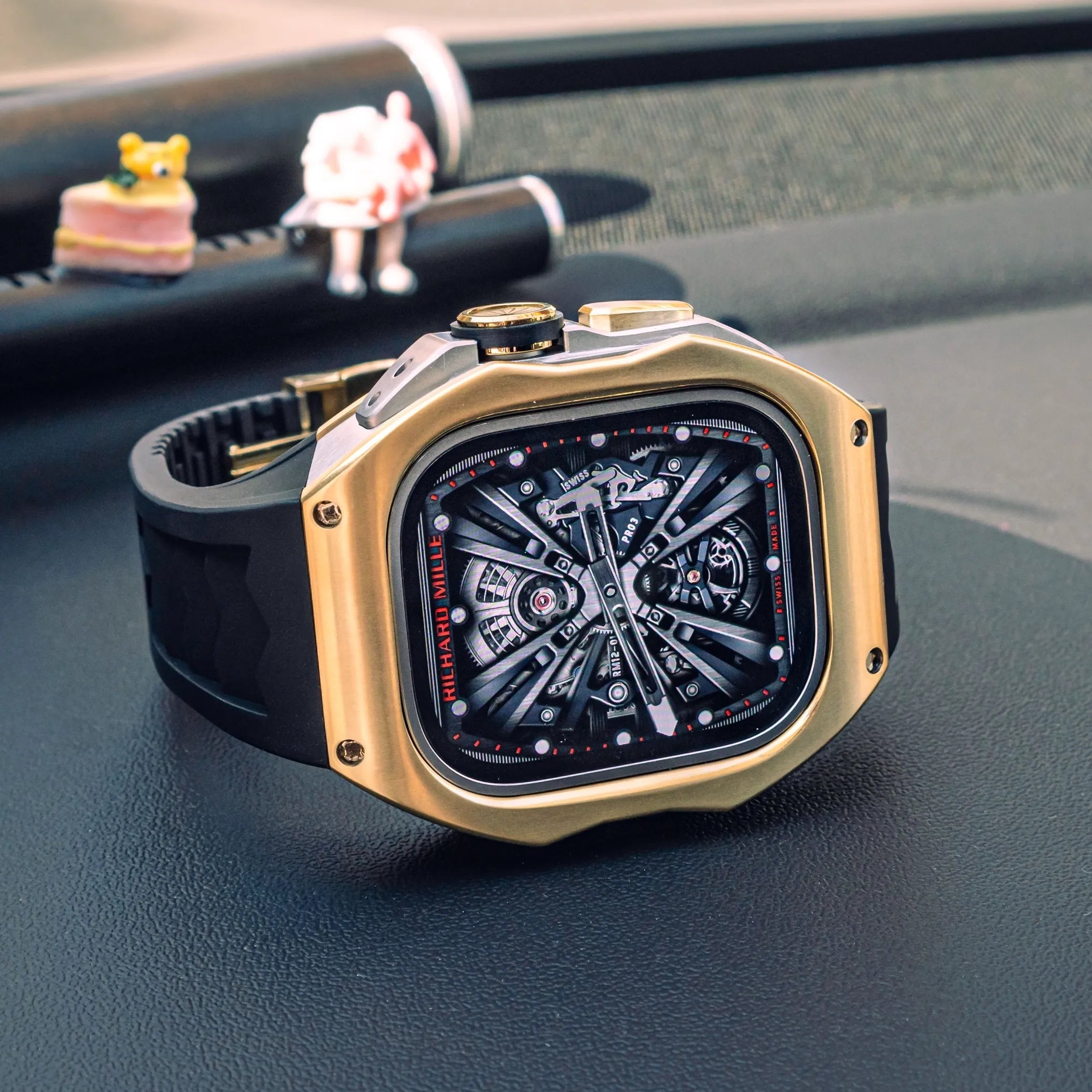 titanium Apple Watch Ultra case retrofit kit
