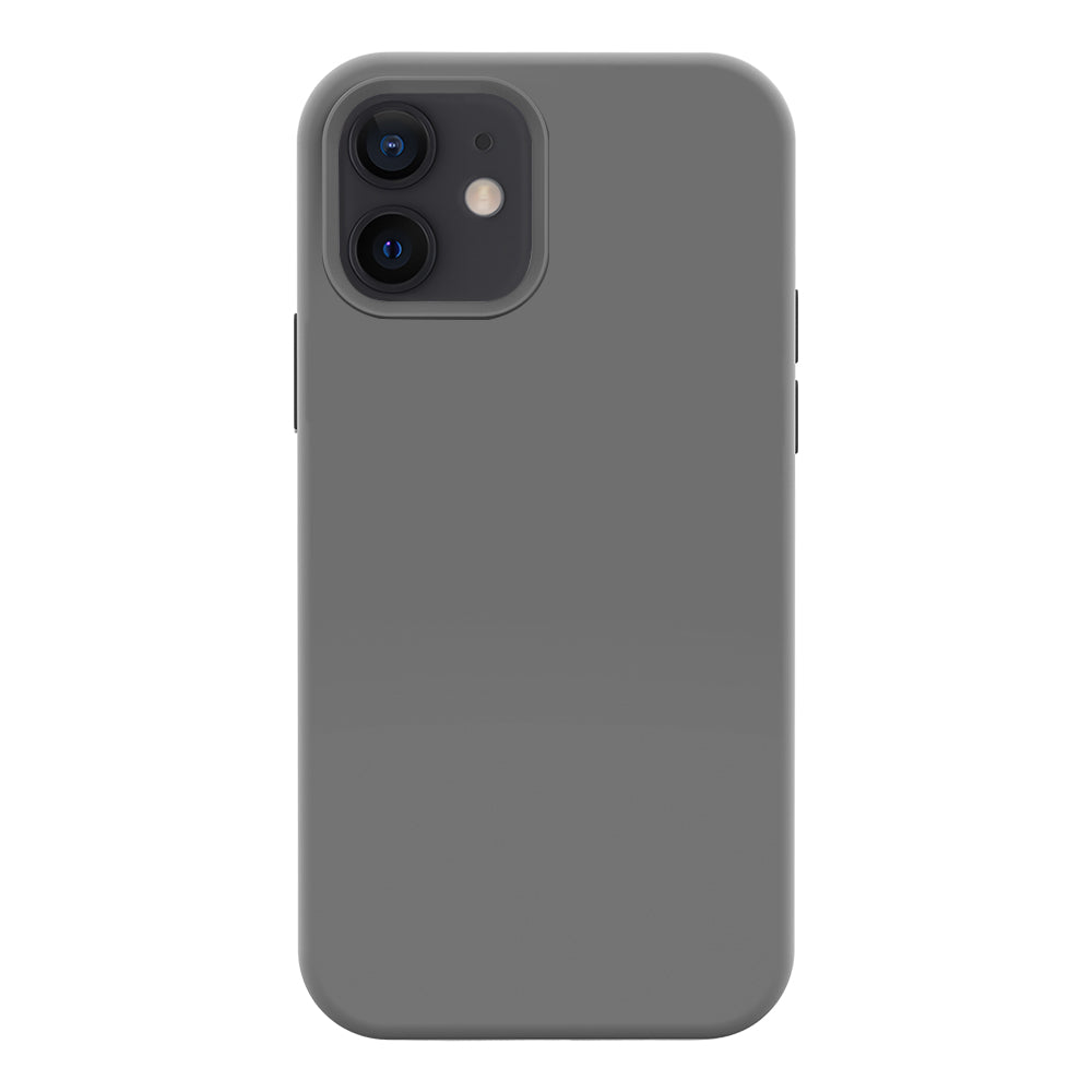 iPhone 12 silicone case - space gray#color_space gray