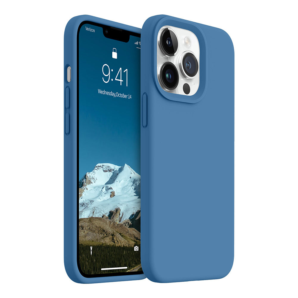 iPhone 13 Pro silicone case - blue#color_blue