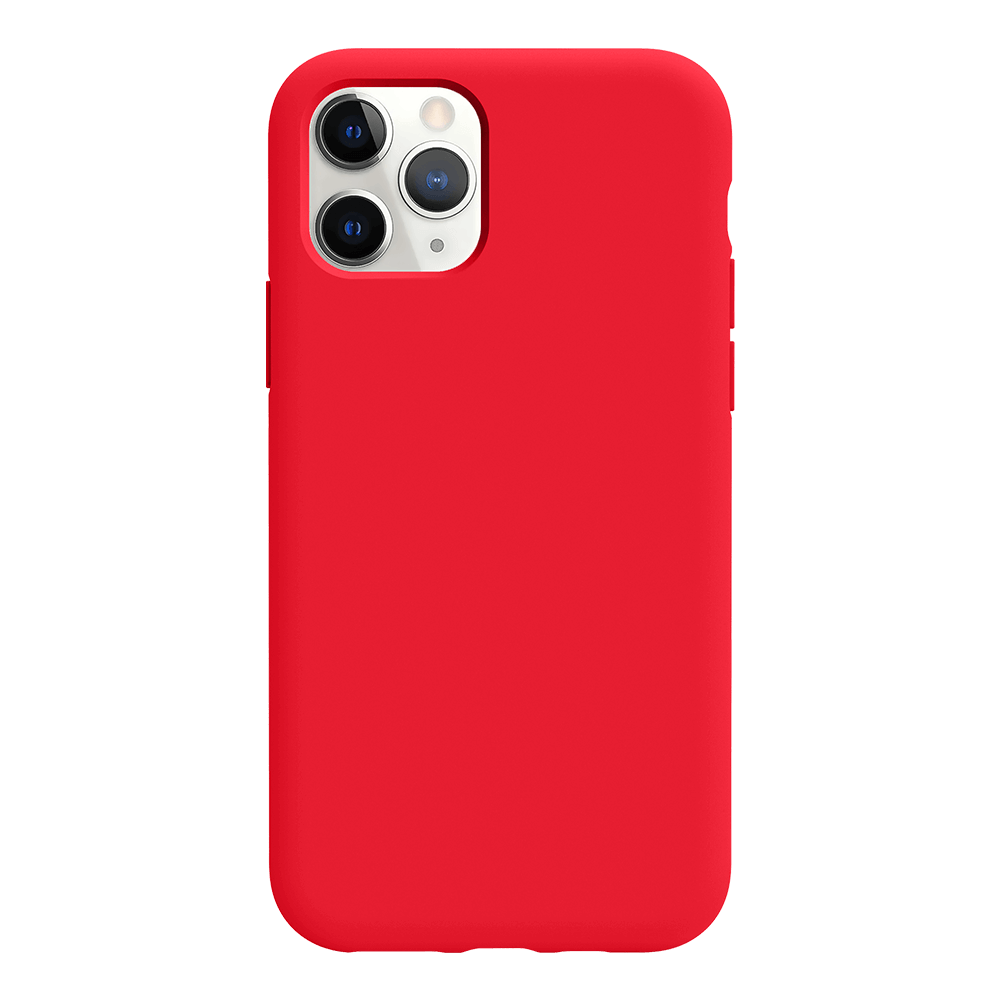 iPhone 11 Pro Max silicone case - red#color_red