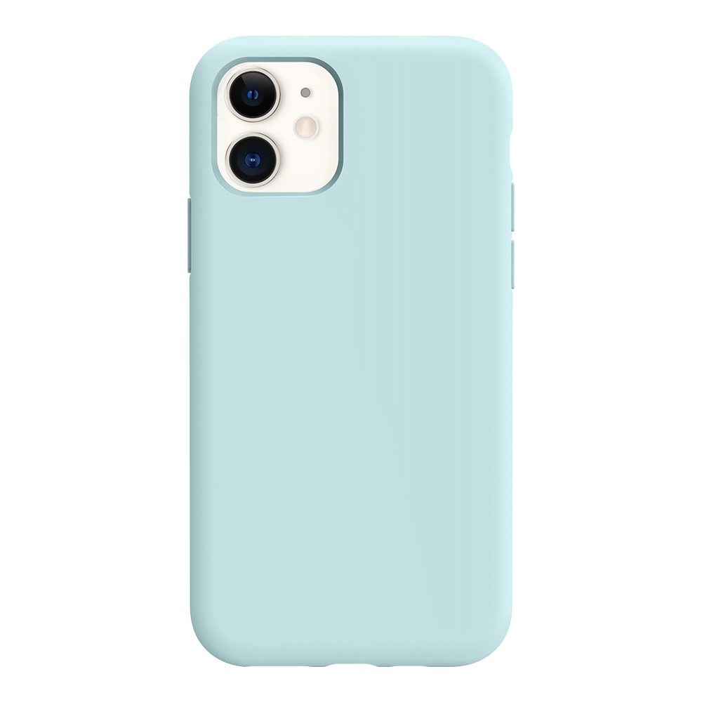 iPhone 11 silicone case - mint green#color_mint green