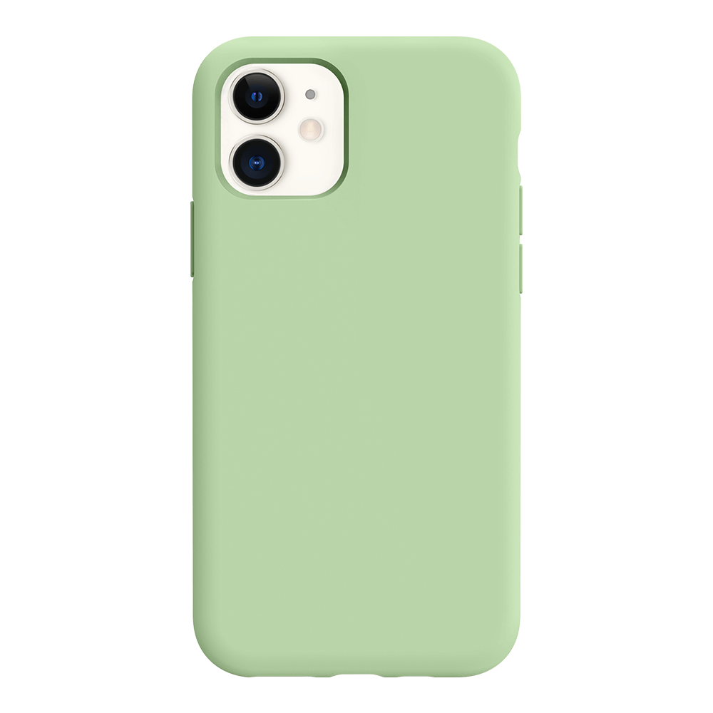 iPhone 11 silicone case - tea green#color_tea green
