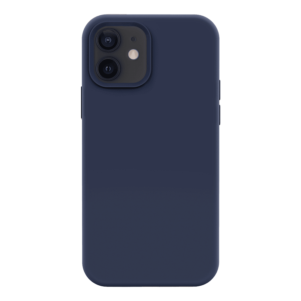 iPhone 12 Mini silicone case - midnight blue