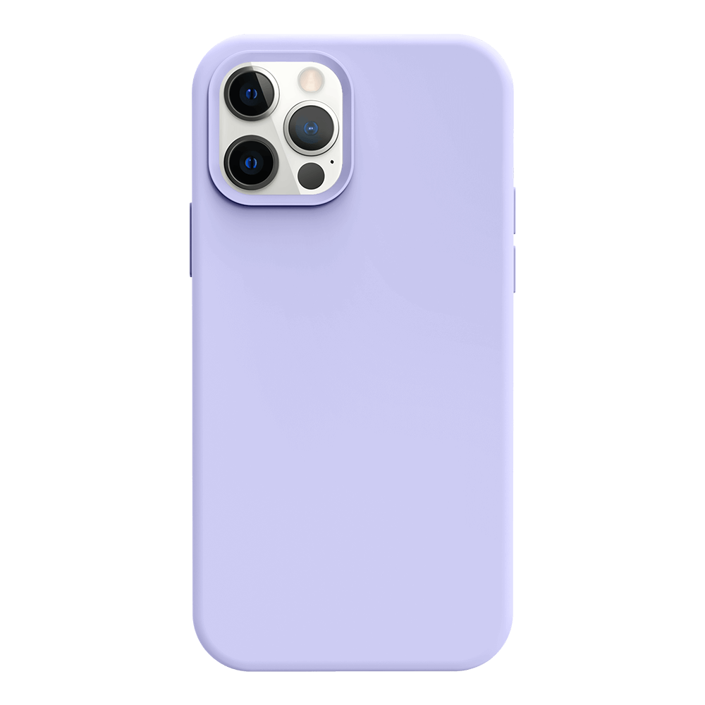 iPhone 12 Pro Max silicone case - light purple#color_light purple