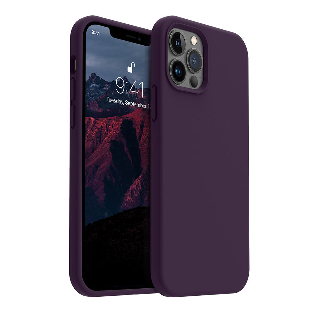 iPhone 12 Pro silicone case - purple#color_purple
