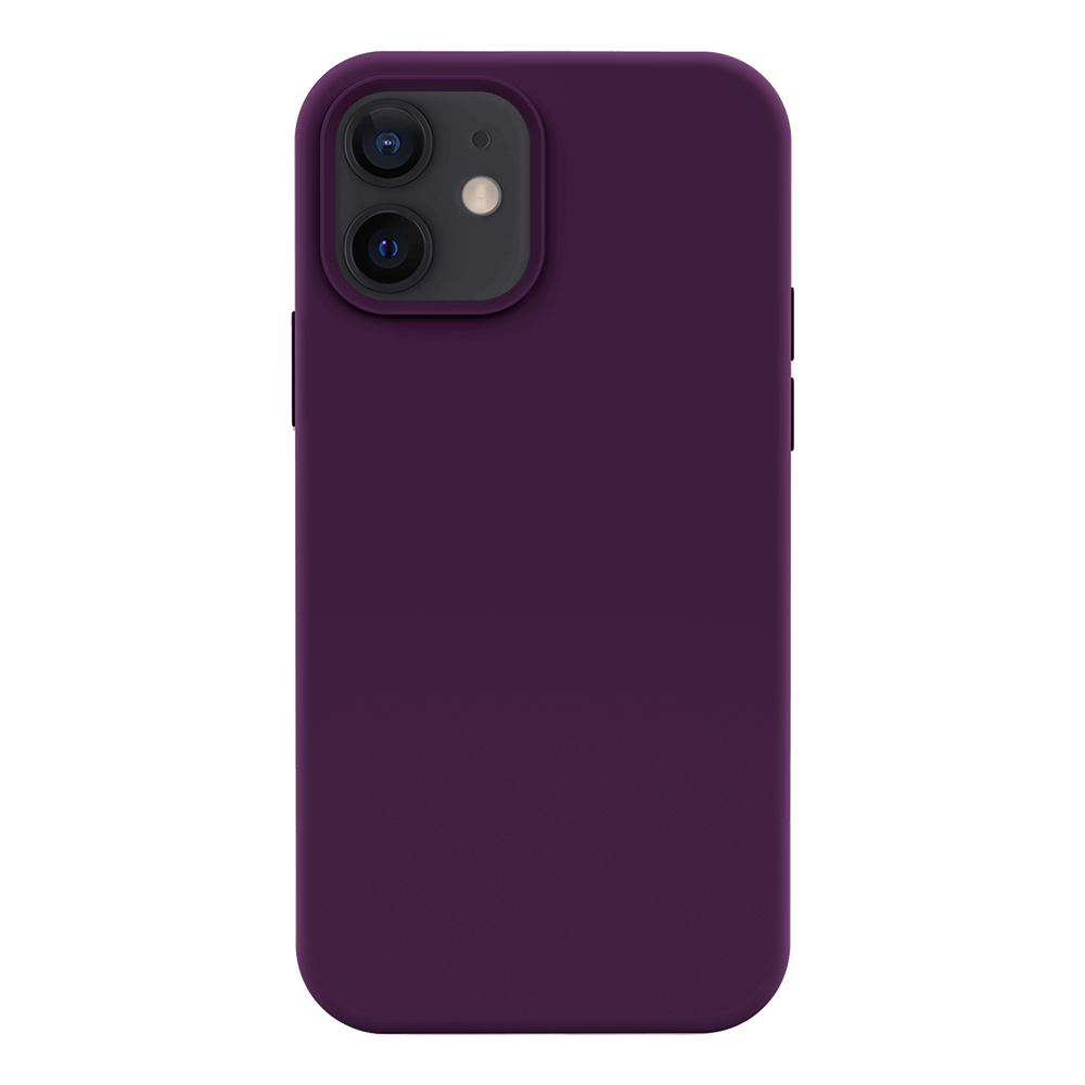 iPhone 12 silicone case - purple#color_purple