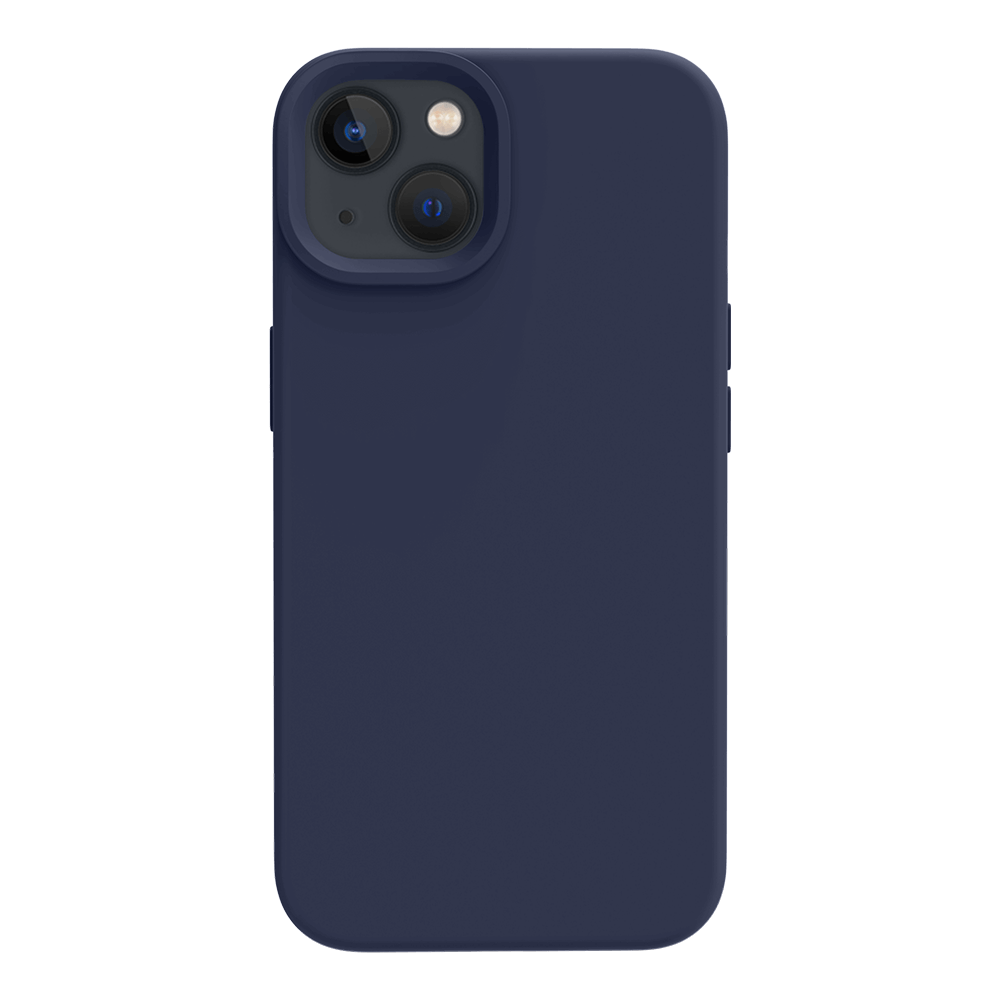iPhone 13 Mini silicone case - midnight blue#color_midnight blue