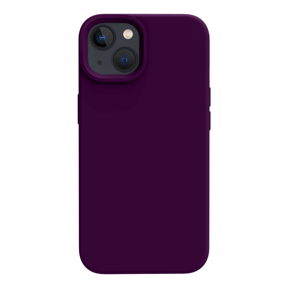 iPhone 13 Mini silicone case - purple#color_purple