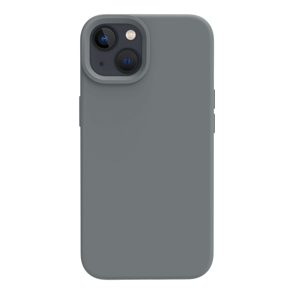 iPhone 13 Mini silicone case - space gray#color_space gray