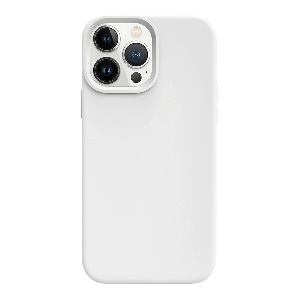 iPhone 13 Pro Max silicone case - white#color_white