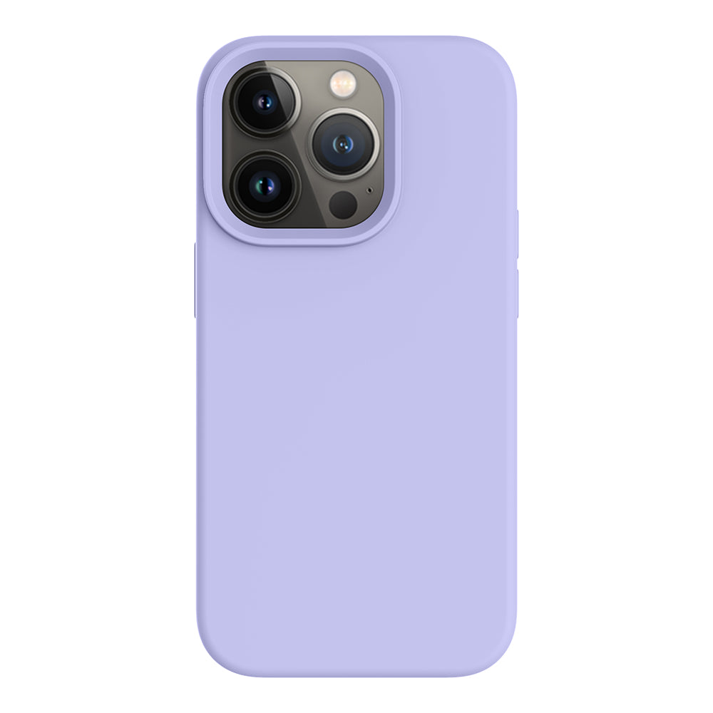 iPhone 14 Pro silicone case - light purple#color_light purple