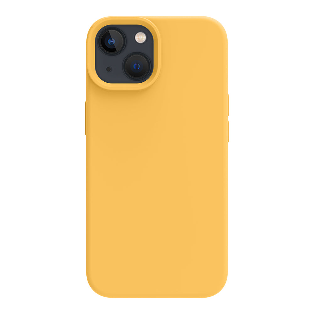 iPhone 14 silicone case - honey yellow#color_honey yellow