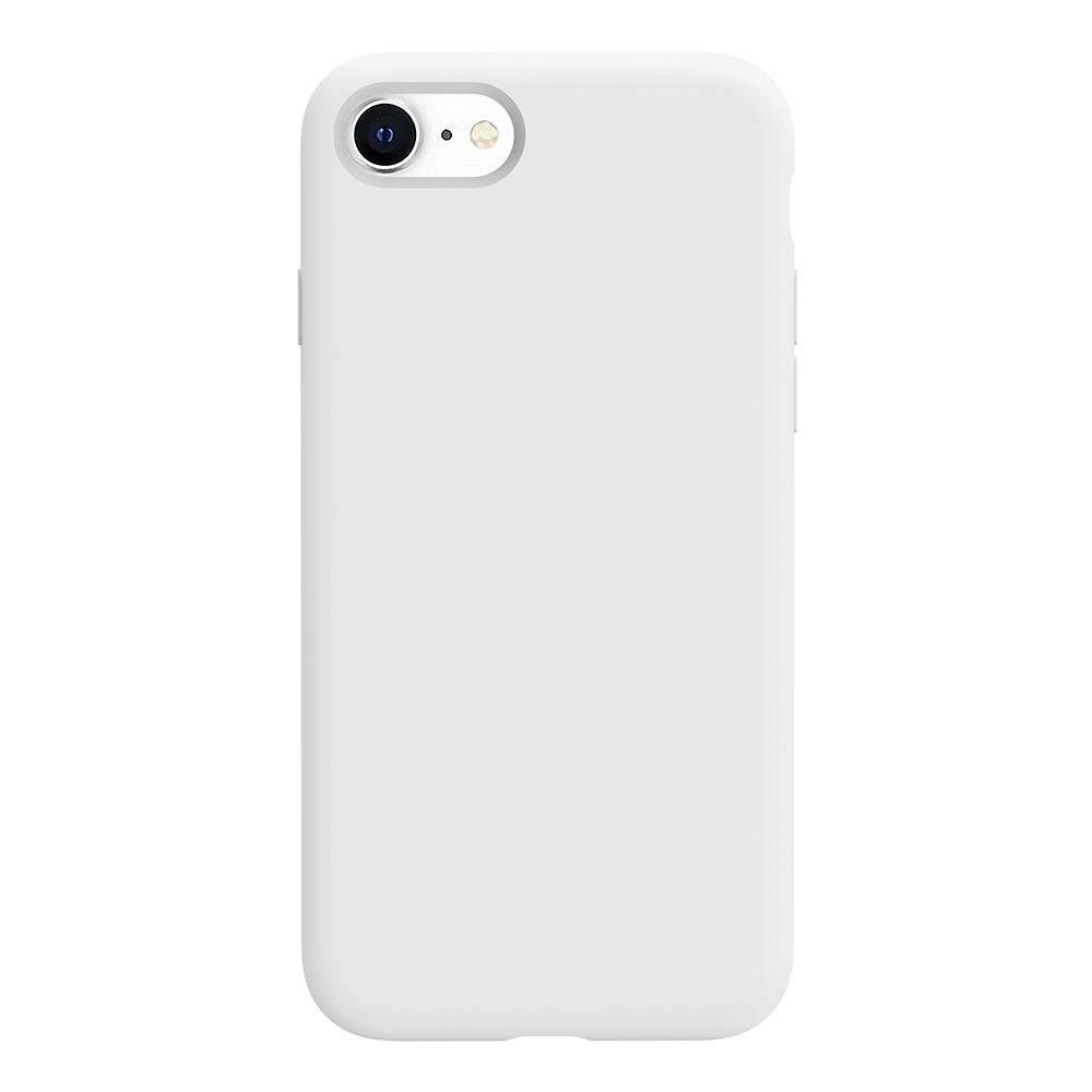 iPhone SE 2022 silicone case - white