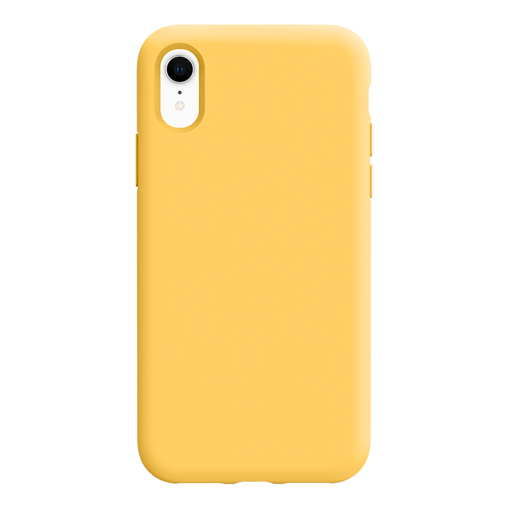 iPhone XR silicone case - honey yellow#color_honey yellow