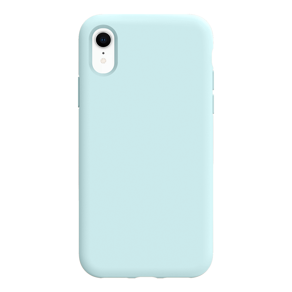 iPhone XR silicone case - mint green#color_mint green