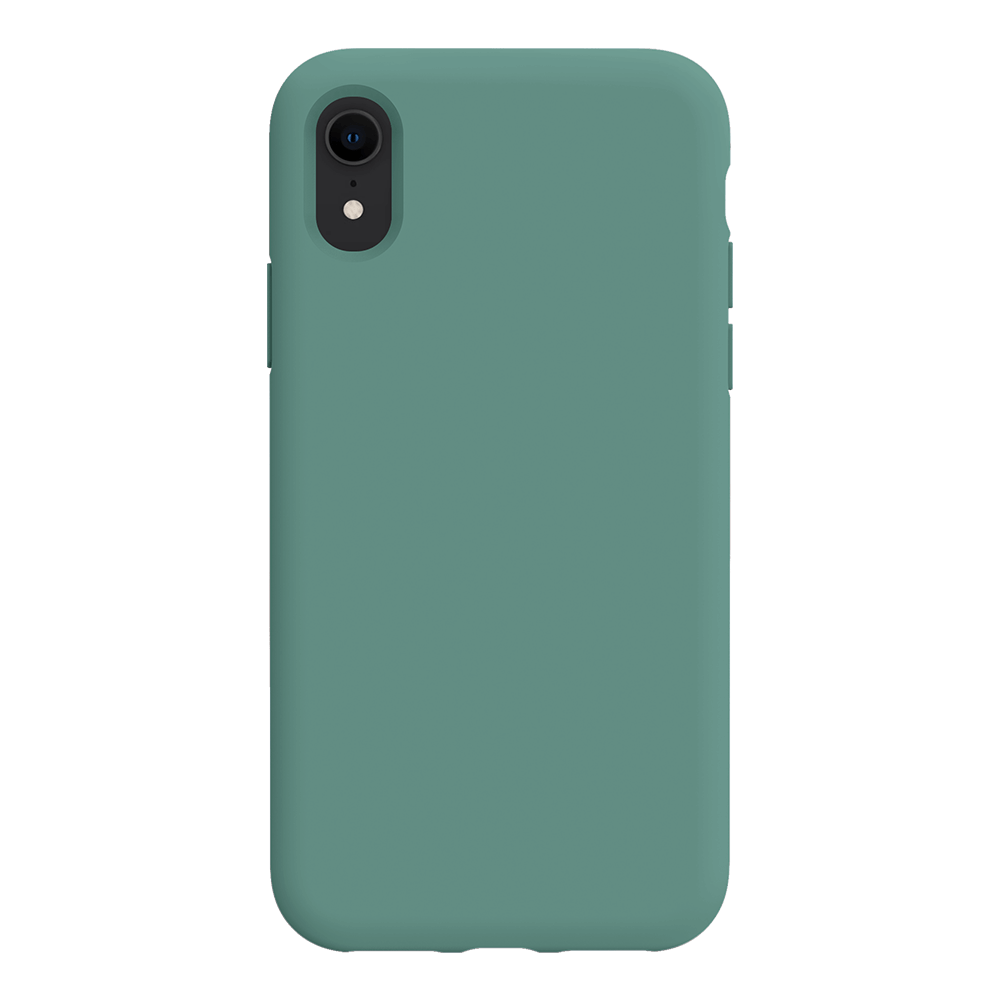 iPhone XR silicone case - pine green#color_pine green