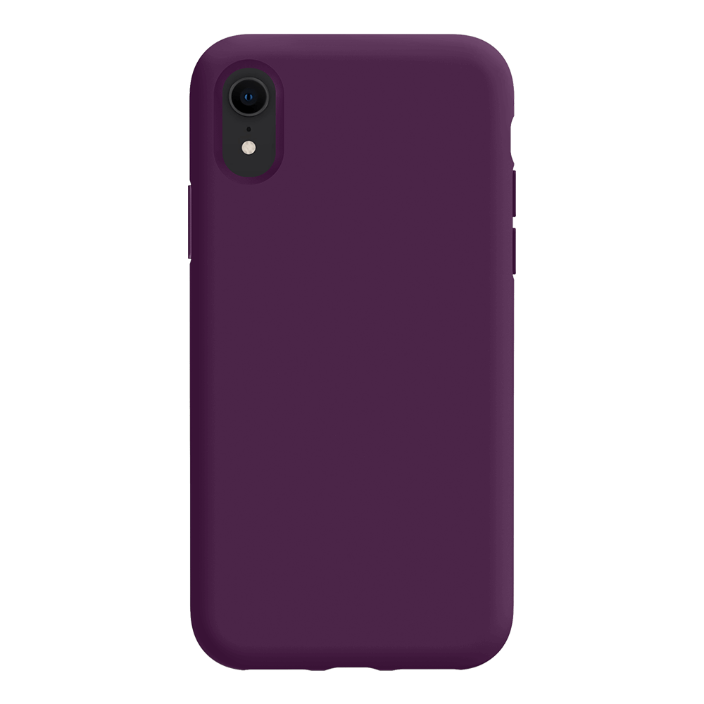 iPhone XR silicone case - purple#color_purple
