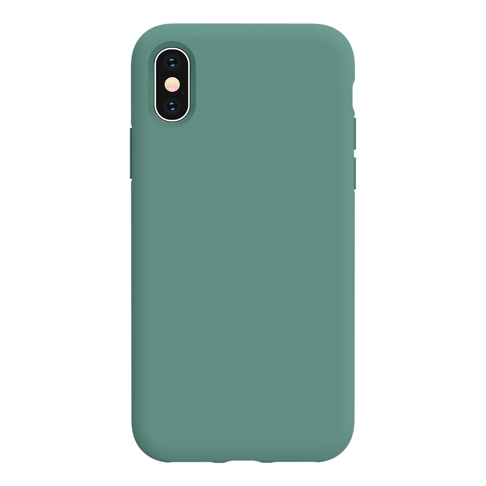 iPhone XS Max silicone case - pine green#color_pine green