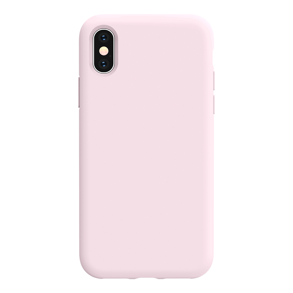 iPhone X silicone case - ice pink#color_ice pink