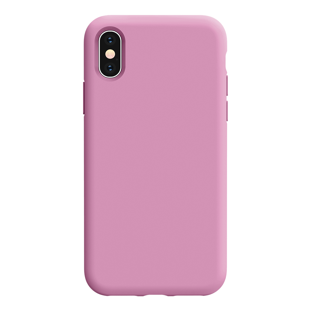 iPhone X silicone case - lilac purple#color_lilac purple