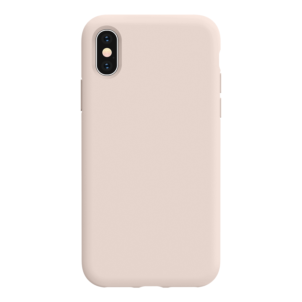 iPhone X silicone case - pink#color_pink