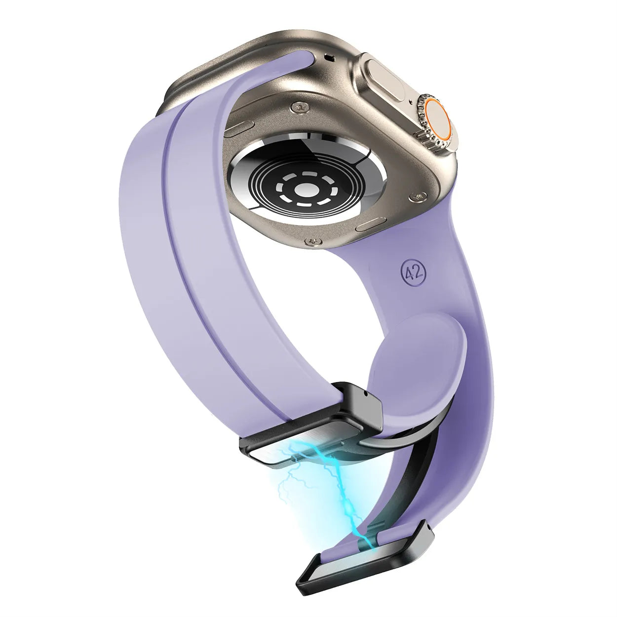 Magnetic sports band - light purple#color_light purple
