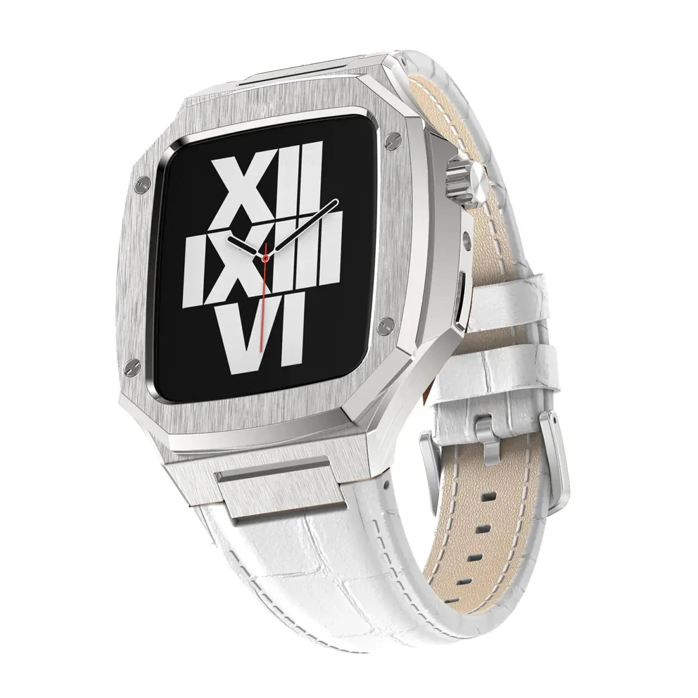 Luxury Apple Watch case#color_white