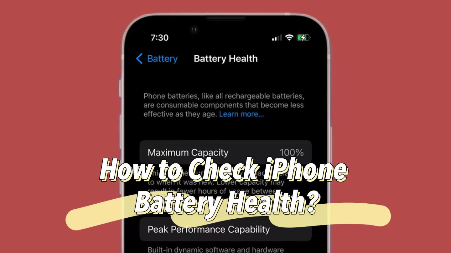 How to Check iPhone Battery Health