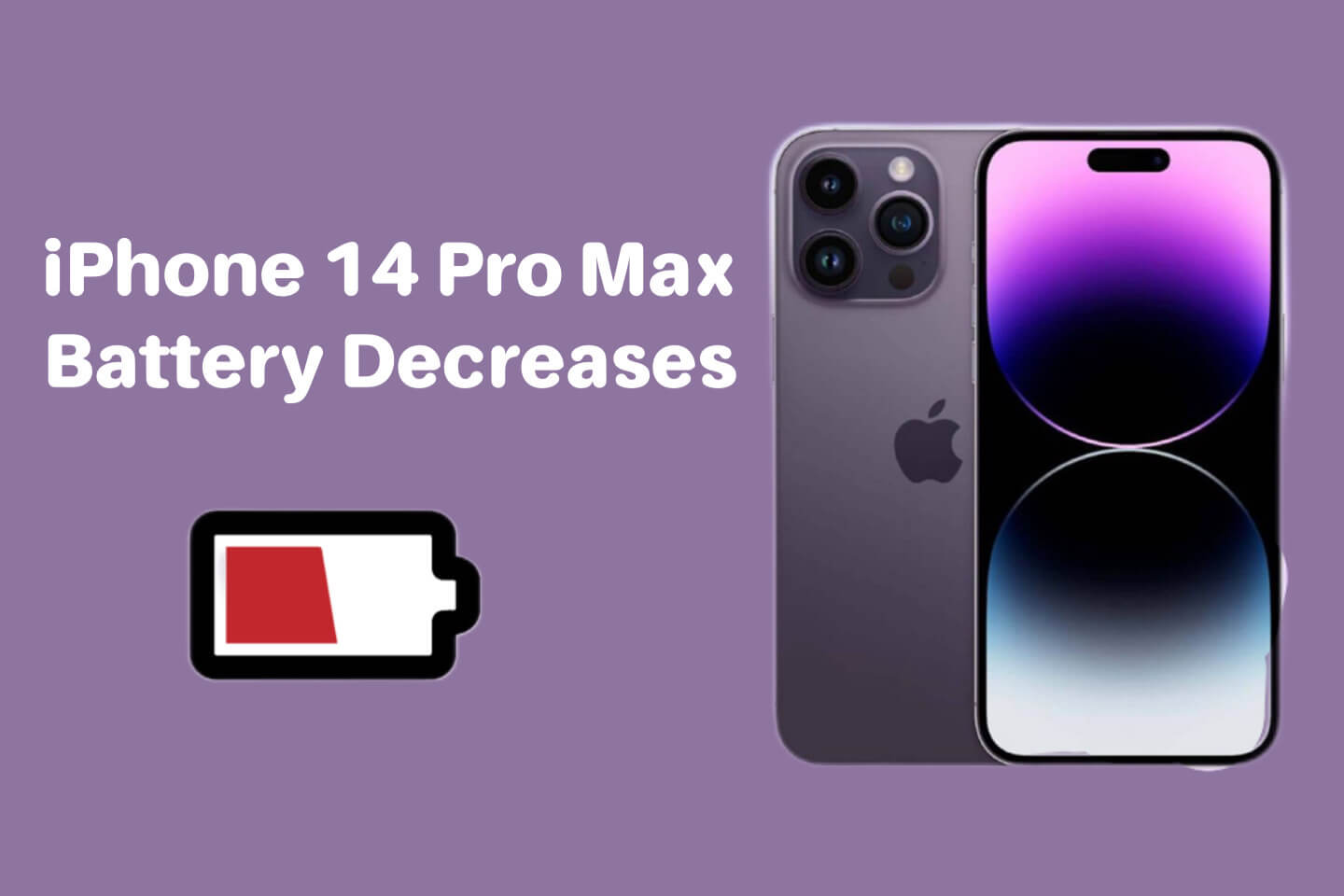 Shock! iPhone 14 Pro Max Battery Does Not Increase but Decrease!