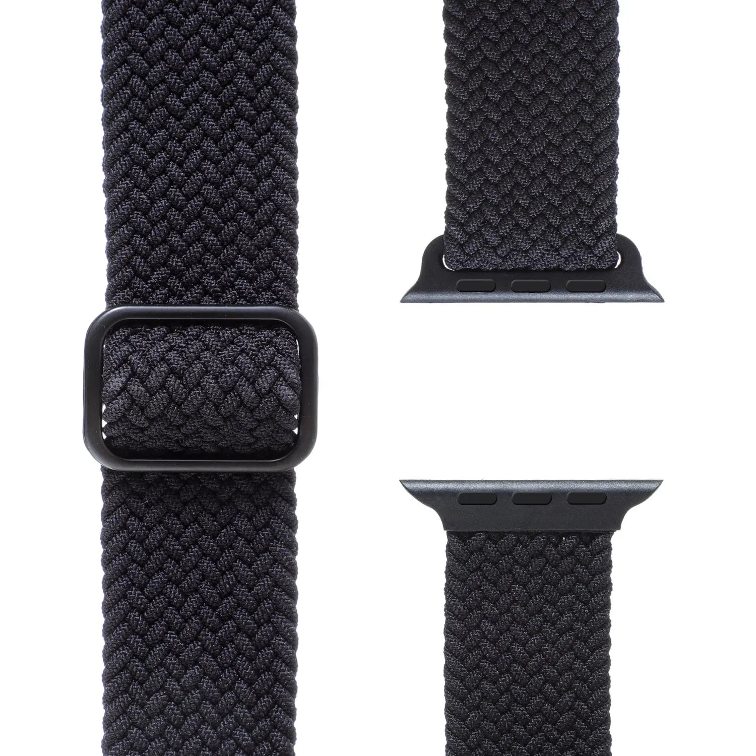 Adjustable Apple Watch Braided Loop#color_black
