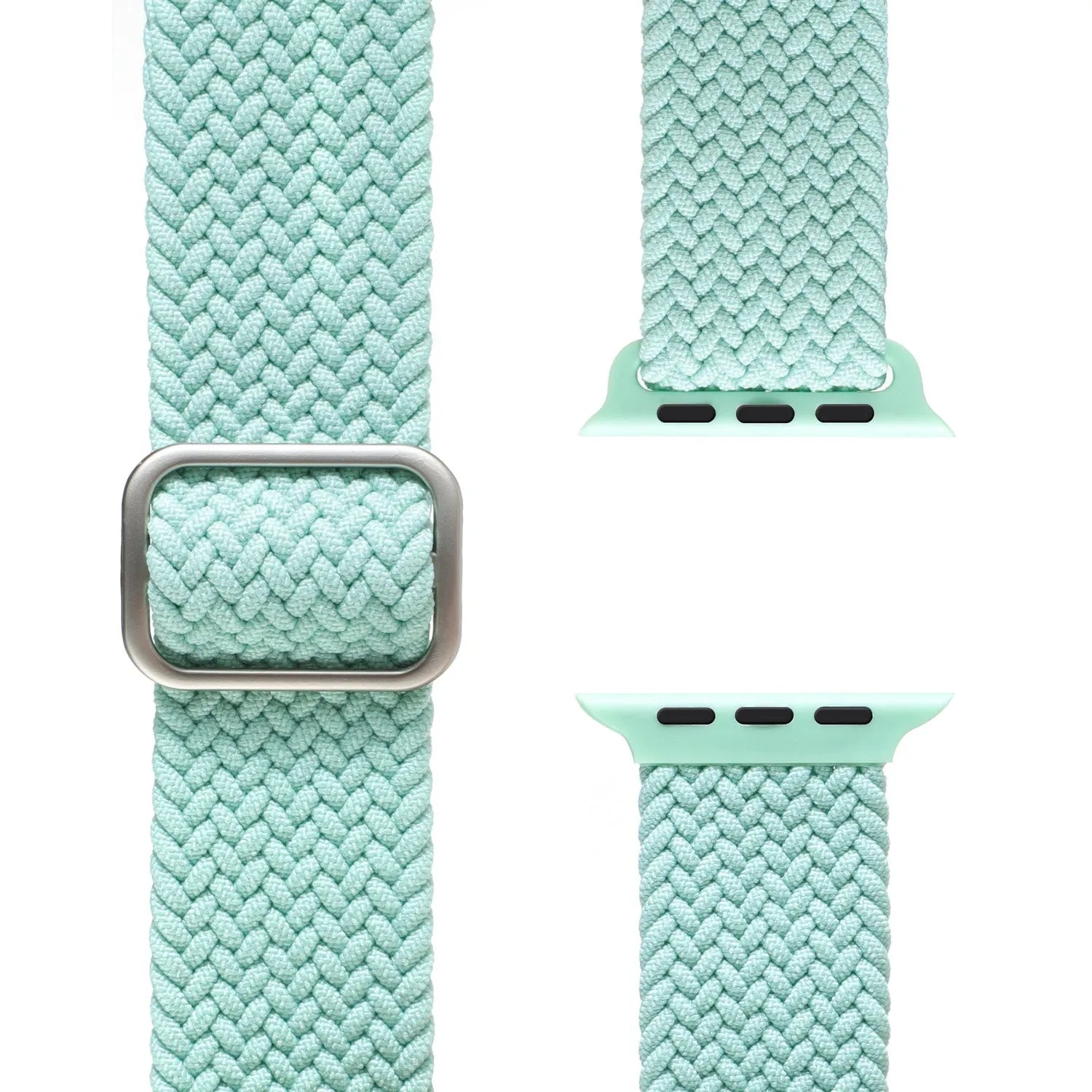 Adjustable Apple Watch Braided Loop#color_mint green