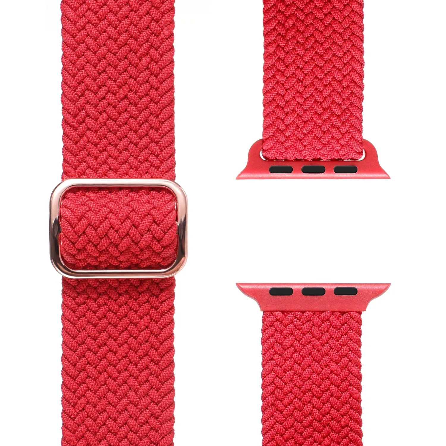 Adjustable Apple Watch Braided Loop#color_red