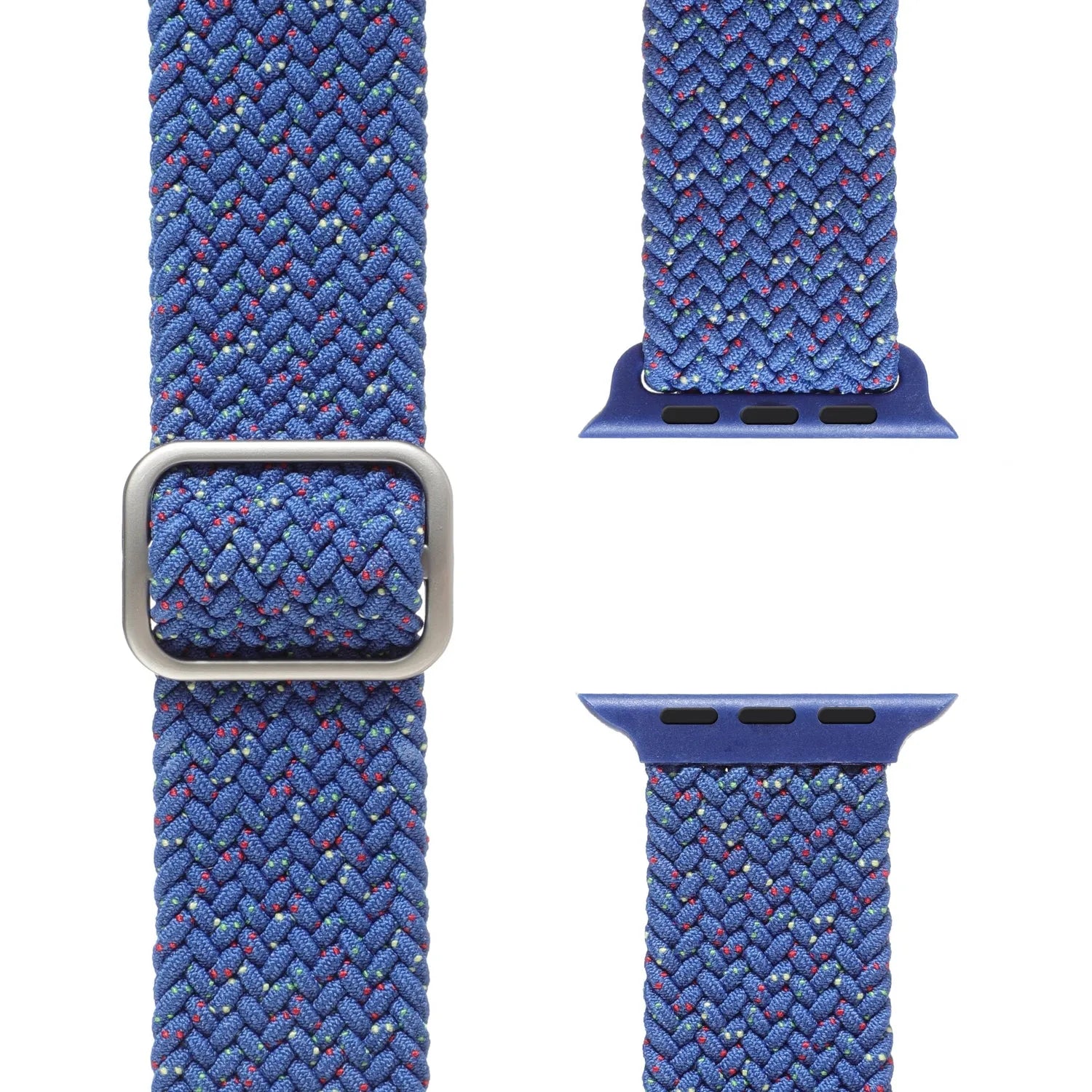Adjustable Apple Watch Braided Loop#color_star blue