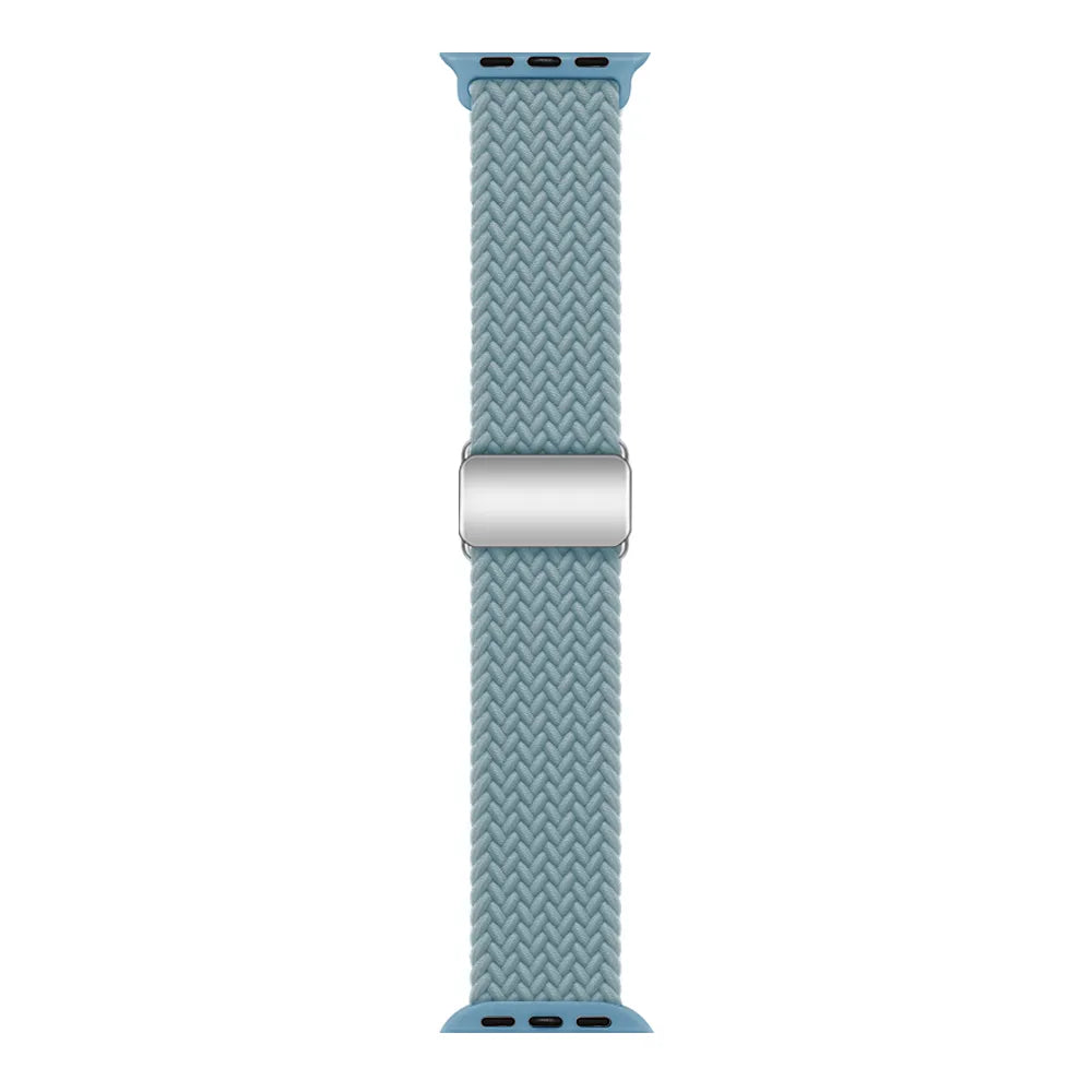 Apple Watch Magnetic Buckle Braided Loop#color_baby blue