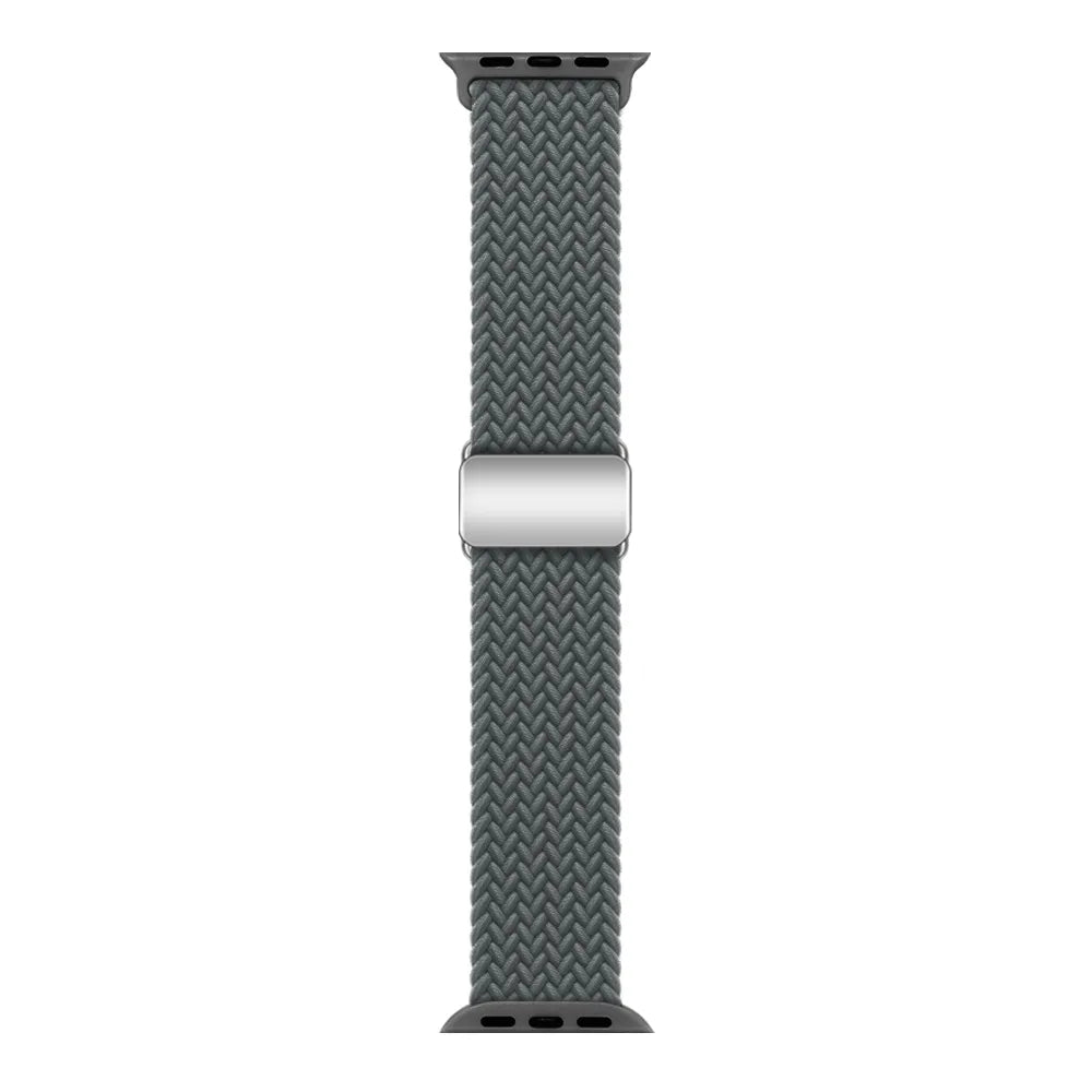 Apple Watch Magnetic Buckle Braided Loop#color_space gray