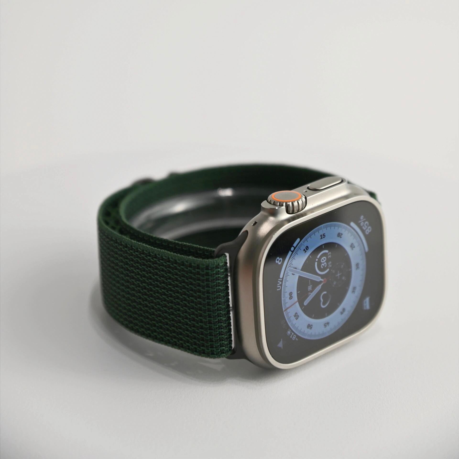 Apple Watch Alpine Loop#color_forest green