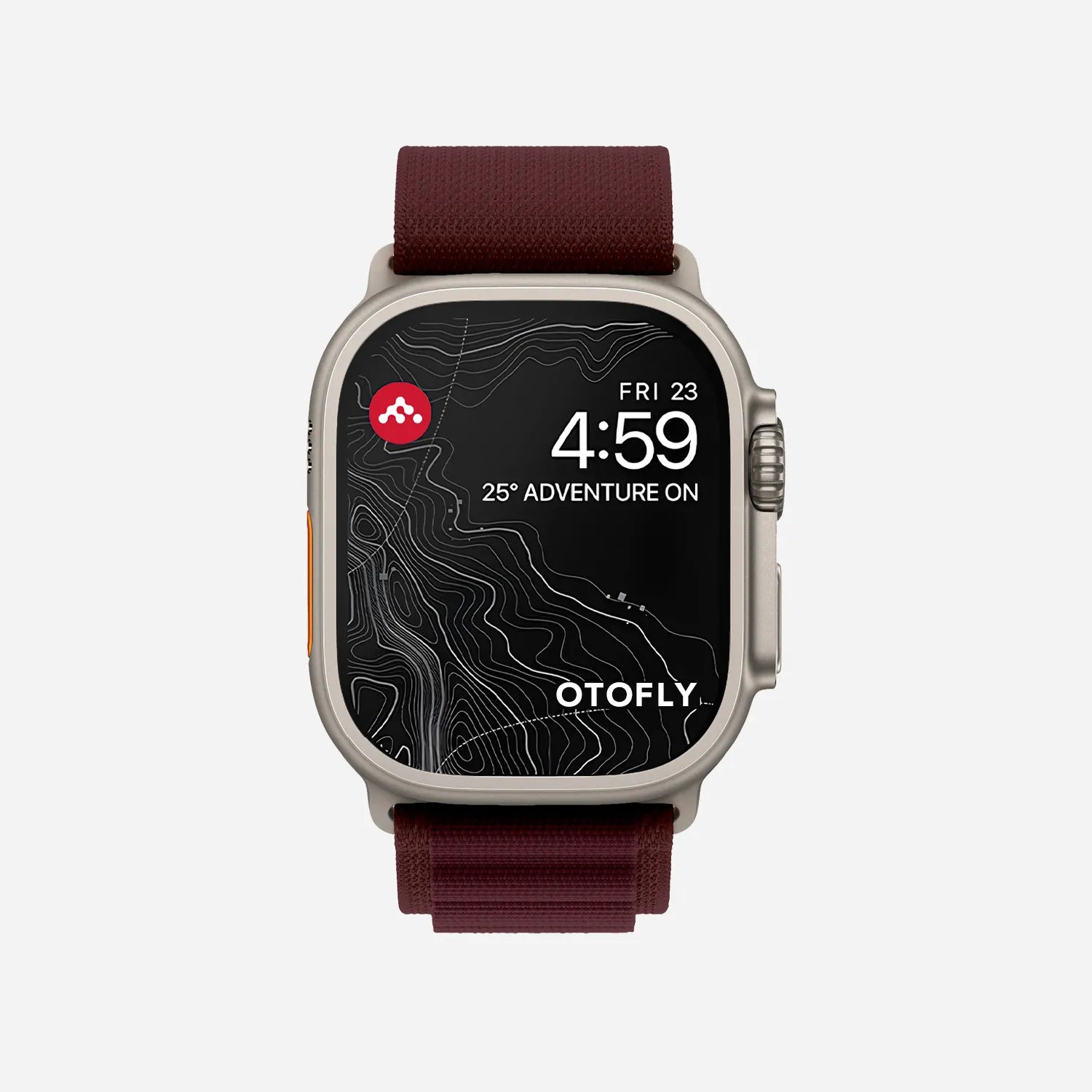 Apple Watch Alpine Loop#color_wine red