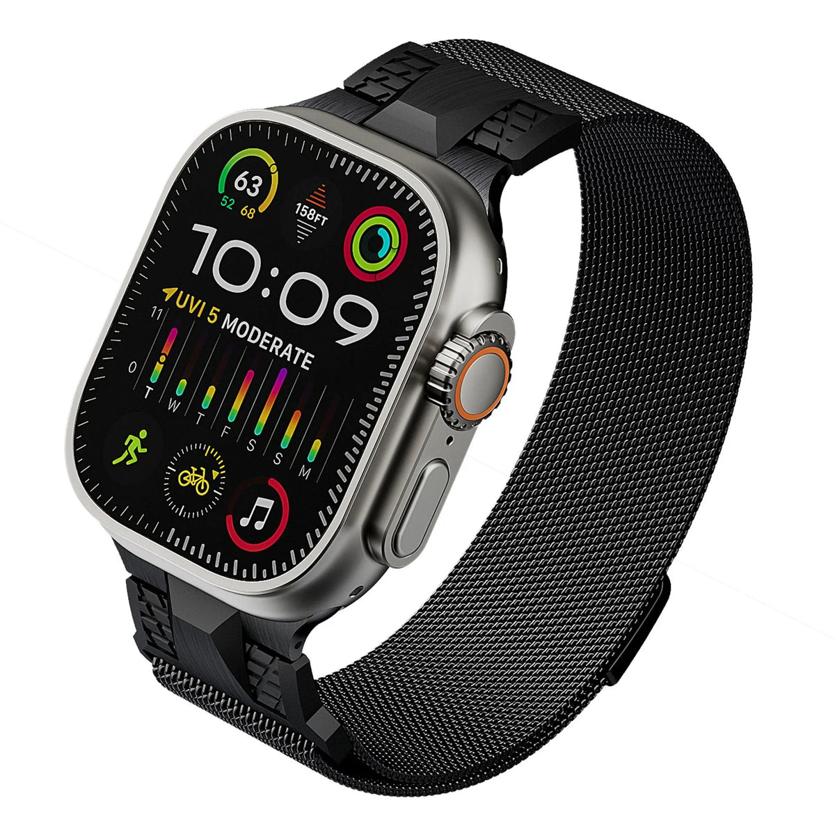 Best Apple Watch Ultra Mech Band - Rugged Apple Watch Strap - OTOFLY